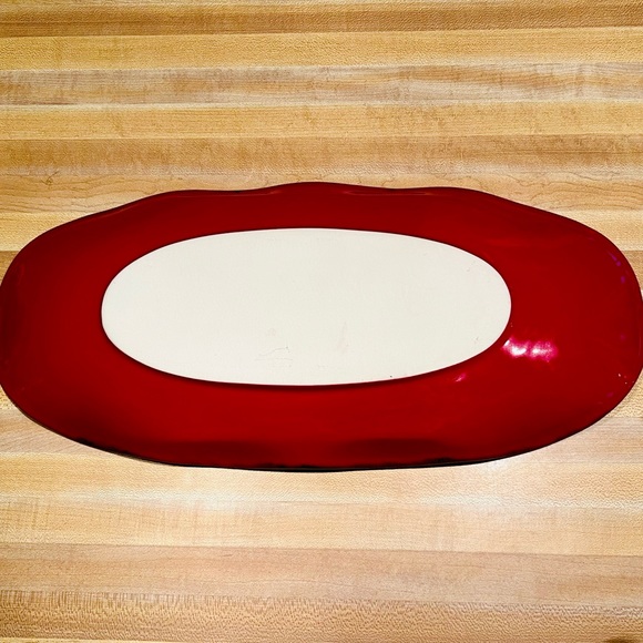 SLAH Cinnabar Appetizer Tray EUC 16”x 7” - Picture 4 of 5